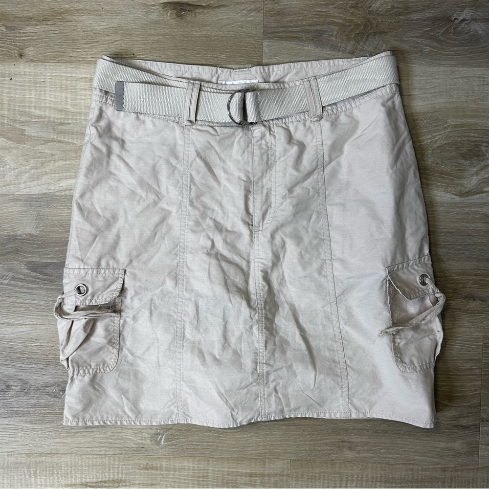 ◾️Y2K Vintage Paradisio Authentiques Cargo Techwear Skirt With Built In Shorts